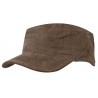 Military cap - mod. 4024:Brown, Cotton